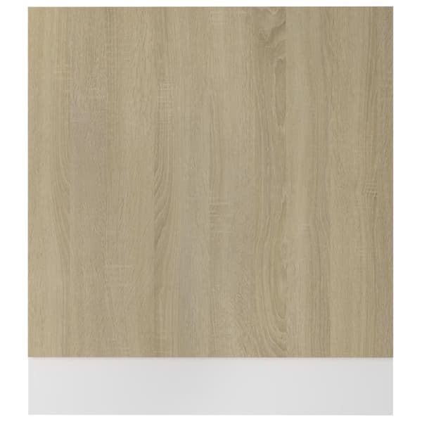 vidaXL Astianpesukoneen paneeli Sonoma-tammi 59,5x3x67 cm lastulevy