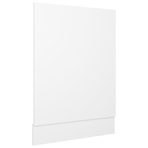 vidaXL Astianpesukoneen paneeli valkoinen 45x3x67 cm lastulevy