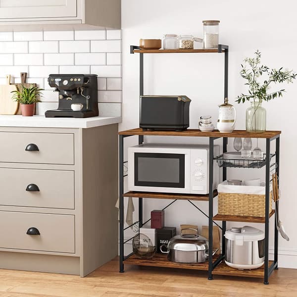 Köksställ, Köksförvaring modul Vintage brun-svart 90 x 40 x 132 cm