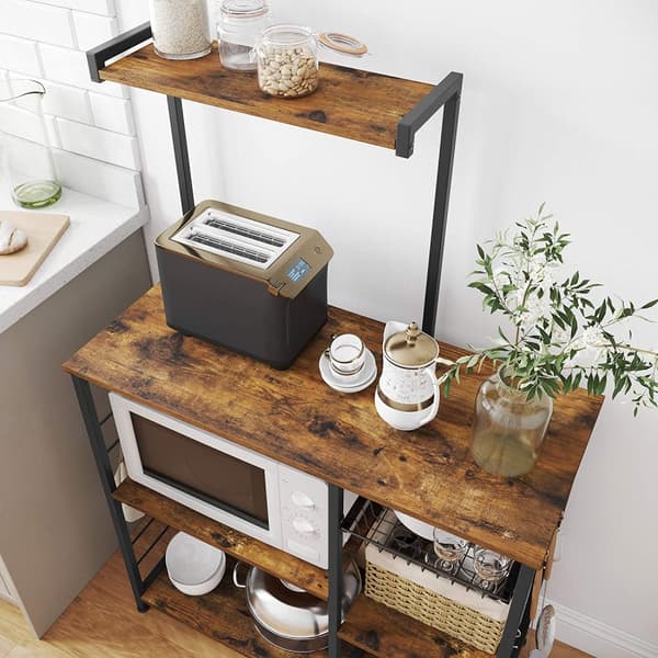 Köksställ, Köksförvaring modul Vintage brun-svart 90 x 40 x 132 cm