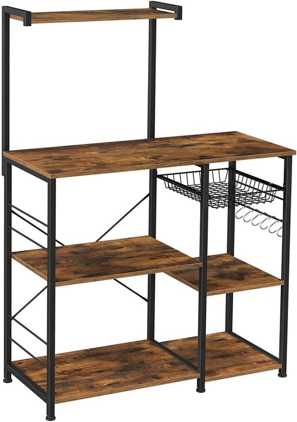 Köksställ, Köksförvaring modul Vintage brun-svart 90 x 40 x 132 cm