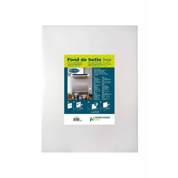 NORDLINGER PRO Huvdel - 60x70 cm - Rostfritt stål