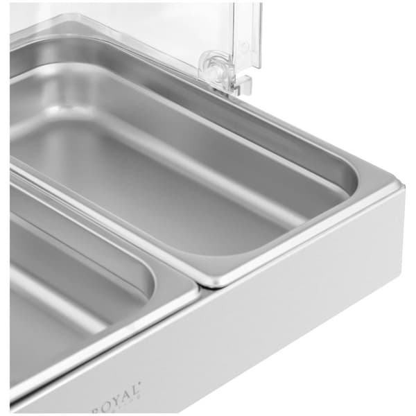 Royal Catering Buffédisplay - 3 x 2,6 L - Royal Catering - 535 x 335 x 250 mm
