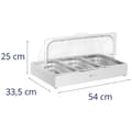 Miniatyrbild 5 av 5: Royal Catering Buffédisplay - 3 x 2,6 L - Royal Catering - 535 x 335 x 250 mm