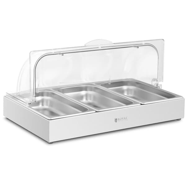 Royal Catering Buffédisplay - 3 x 2,6 L - Royal Catering - 535 x 335 x 250 mm
