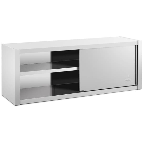 Royal Catering Väggskåp - 160 x 45 cm - Rostfritt stål
