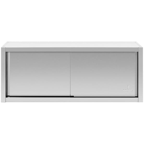 Royal Catering Väggskåp - 150 x 45 cm - Rostfritt stål