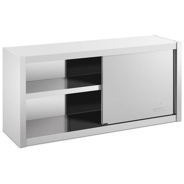 Royal Catering Väggskåp - 120 x 45 cm - Rostfritt stål