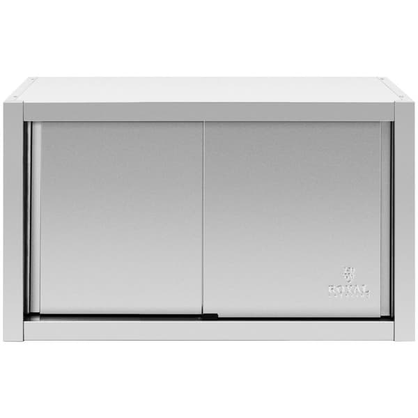 Royal Catering Väggskåp - 100 x 45 cm - Rostfritt stål