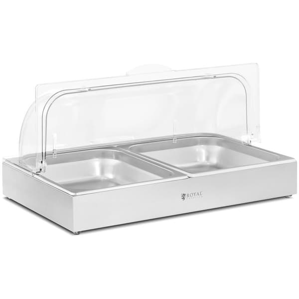 Royal Catering Buffédisplay - 2 x 4 L - Royal Catering - 535 x 335 x 250 mm