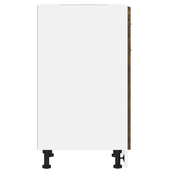vidaXL Underskap med skuff røkt eik 50x46x81,5 cm konstruert tre