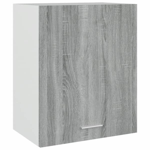 vidaXL vægskab 50x31x60 cm konstrueret træ grå sonoma-eg