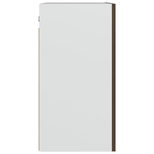 vidaXL vægskab 50x31x60 cm konstrueret træ brun egetræsfarve