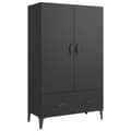 Miniatyrbillede 2 af 10: vidaXL skab 70x31x115 cm konstrueret træ sort