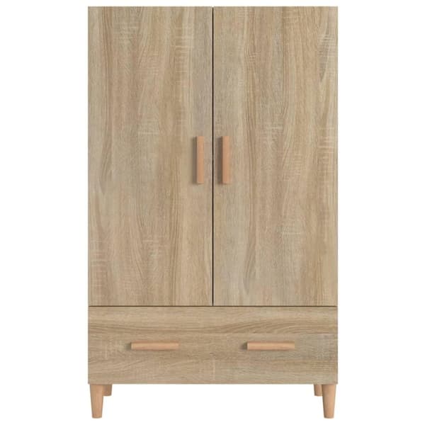 vidaXL skab 70x31x115 cm konstrueret træ sonoma-eg