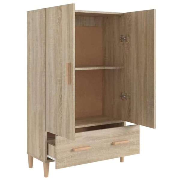 vidaXL skab 70x31x115 cm konstrueret træ sonoma-eg