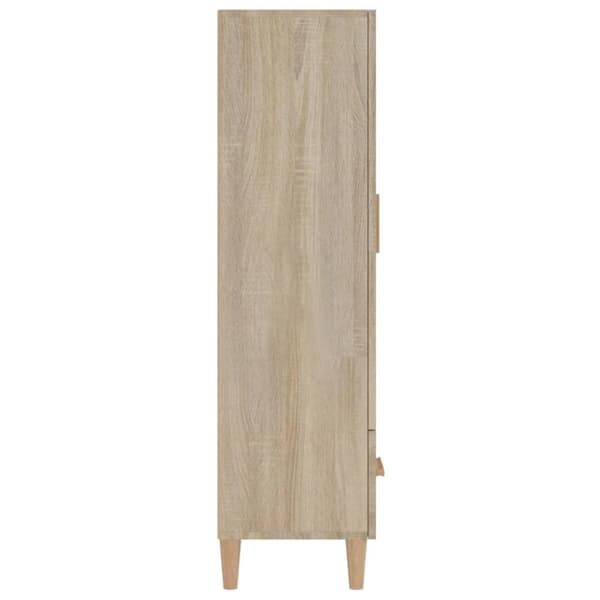vidaXL skab 70x31x115 cm konstrueret træ sonoma-eg