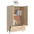 Miniatyrbillede 6 af 10: vidaXL skab 70x31x115 cm konstrueret træ sonoma-eg