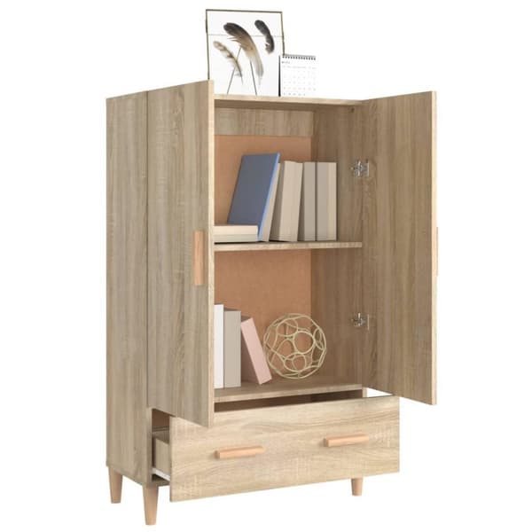 vidaXL skab 70x31x115 cm konstrueret træ sonoma-eg