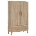 Miniatyrbillede 1 af 10: vidaXL skab 70x31x115 cm konstrueret træ sonoma-eg