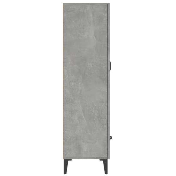 vidaXL skab 70x31x115 cm konstrueret træ betongrå