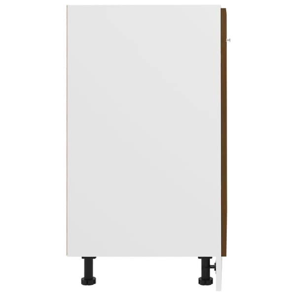 vidaXL skab 60x46x81,5 cm konstrueret træ brun egetræsfarve