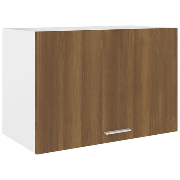vidaXL vægskab 60x31x40 cm konstrueret træ brun egetræsfarve