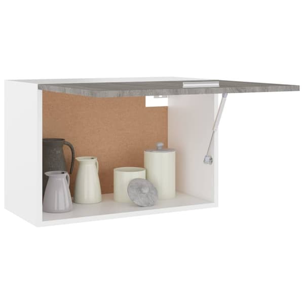 vidaXL vægskab 60x31x40 cm konstrueret træ grå sonoma-eg