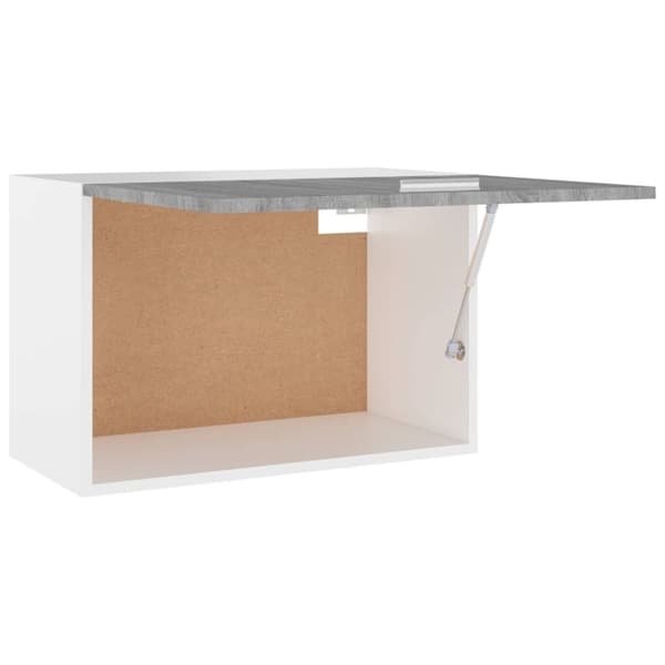 vidaXL vægskab 60x31x40 cm konstrueret træ grå sonoma-eg