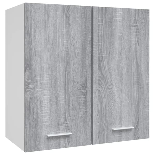 vidaXL Hengende skap "Lyon" grå sonoma 60x31x60 cm konstruert tre