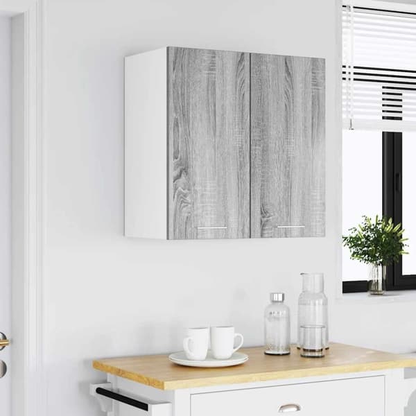 vidaXL Hengende skap "Lyon" grå sonoma 60x31x60 cm konstruert tre