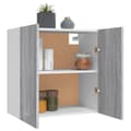 Miniatyrbilde 5 av 11: vidaXL Hengende skap "Lyon" grå sonoma 60x31x60 cm konstruert tre