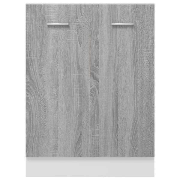vidaXL Underskap "Lyon" grå sonoma 60x46x81,5 cm konstruert tre