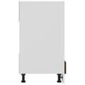 Miniatyrbilde 6 av 11: vidaXL Ovnskap Lyon røkt eik 60x46x81,5 cm konstruert tre