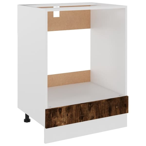 vidaXL Ovnskap Lyon røkt eik 60x46x81,5 cm konstruert tre