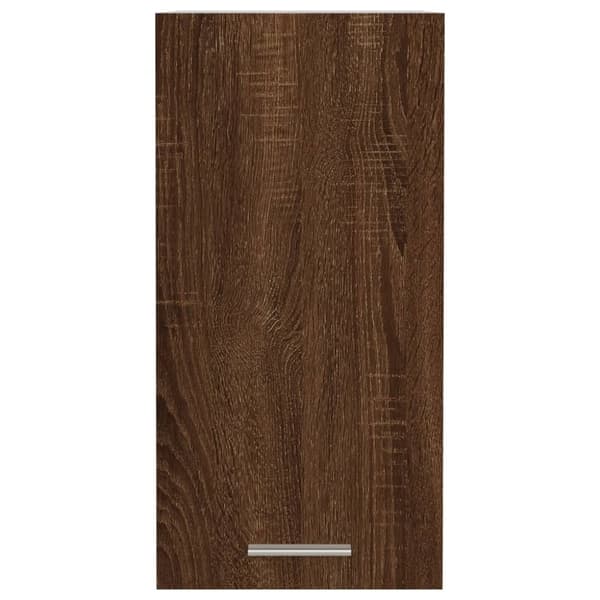 vidaXL Vegghengt skap "Lyon" brun eik 29,5x31x60 cm konstruert tre