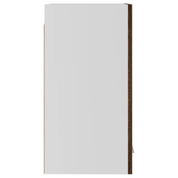 vidaXL Vegghengt skap "Lyon" brun eik 29,5x31x60 cm konstruert tre