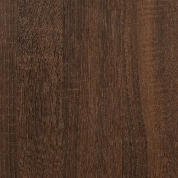 vidaXL Vegghengt skap "Lyon" brun eik 29,5x31x60 cm konstruert tre