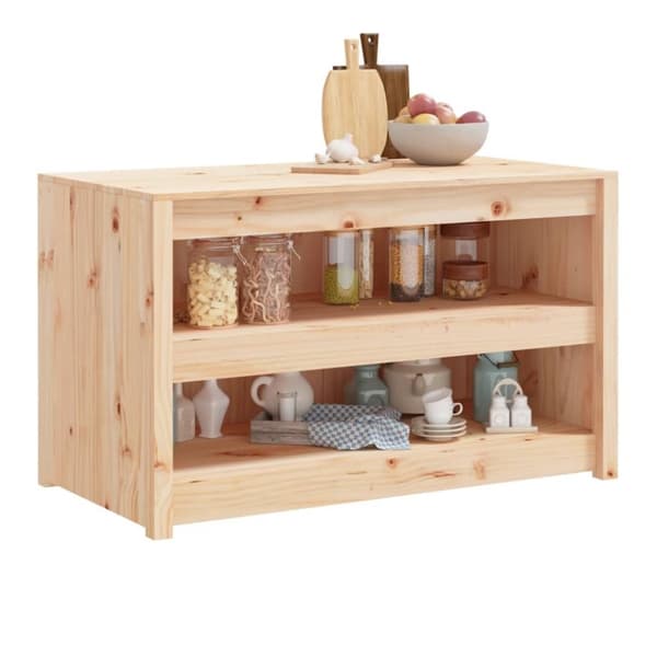 vidaXL Ulkokeittiökaappi 106x55x64 cm täysi mänty