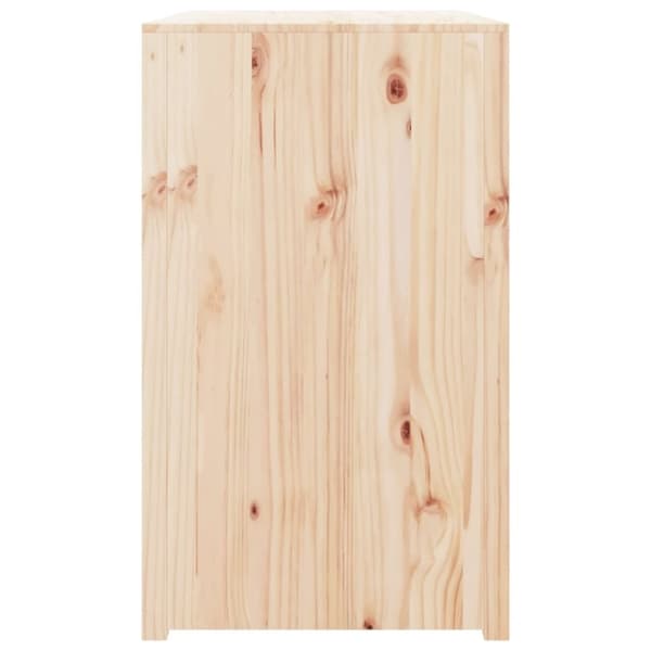 vidaXL udendørs køkkenskab 106x55x92 cm massivt fyrretræ