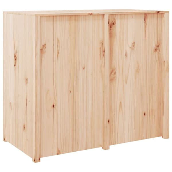 vidaXL udendørs køkkenskab 106x55x92 cm massivt fyrretræ