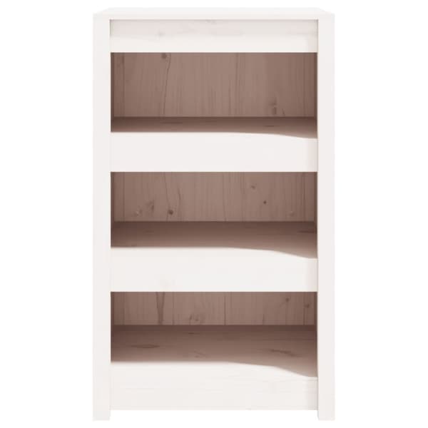 vidaXL Ulkokeittiökaappi valkoinen 55x55x92 cm täysi mänty