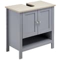 Miniatyrbillede 1 af 5: Badeværelsesskab, MDF materiale, justerbart hyldeplads