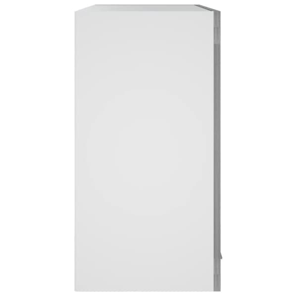 vidaXL væghængt glasskab 60x31x60 cm konstrueret træ grå sonoma-eg -  Køkkenskabe
