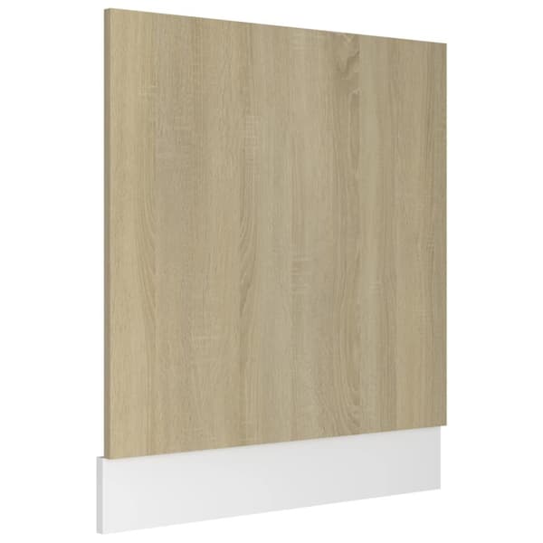 vidaXL Astianpesukoneen paneeli Sonoma-tammi 59,5x3x67 cm lastulevy - Keittiökaapit