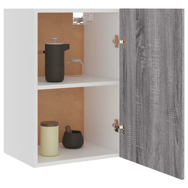 vidaXL vægskab 39,5x31x60 cm konstrueret træ grå sonoma-eg -  Køkkenskabe
