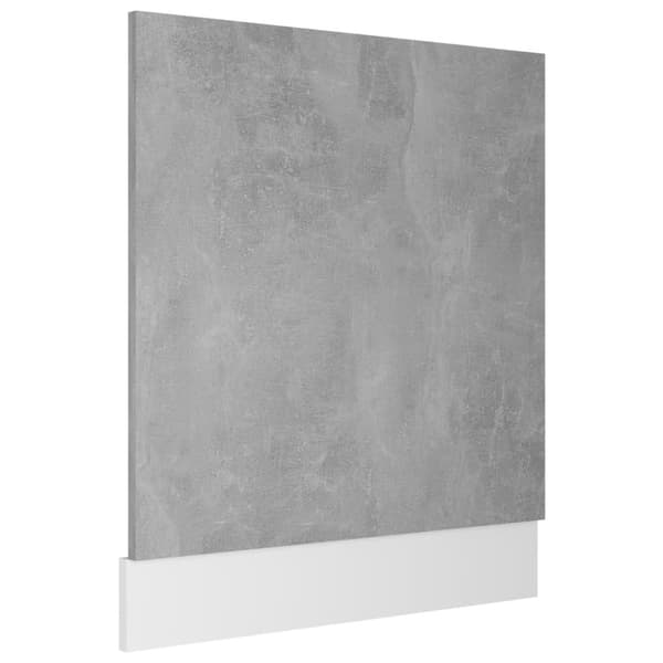 vidaXL Front för diskmaskin betonggrå 59,5x3x67 cm konstruerat trä -  Köksskåp