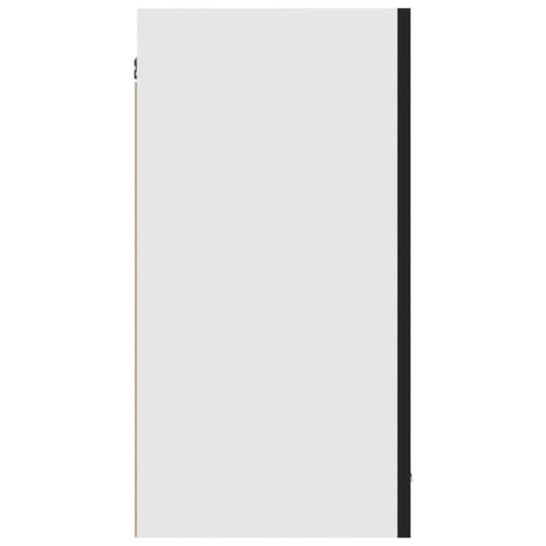vidaXL vægskab 80x31x60 cm konstrueret træ sort -  Køkkenskabe