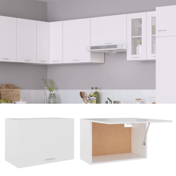 vidaXL Seinäkaappi valkoinen 60x31x40 cm tekninen puu -  Keittiökaapit