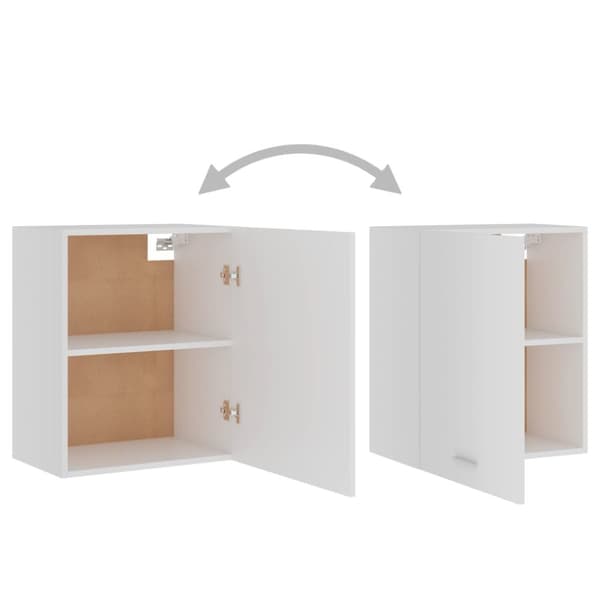 vidaXL Seinäkaapit 2 kpl valkoinen 50x31x60 cm tekninen puu -  Keittiökaapit